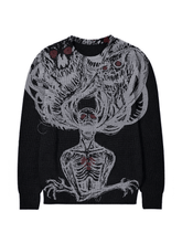 Jacquard-Pullover „Evil Force“ für Herren